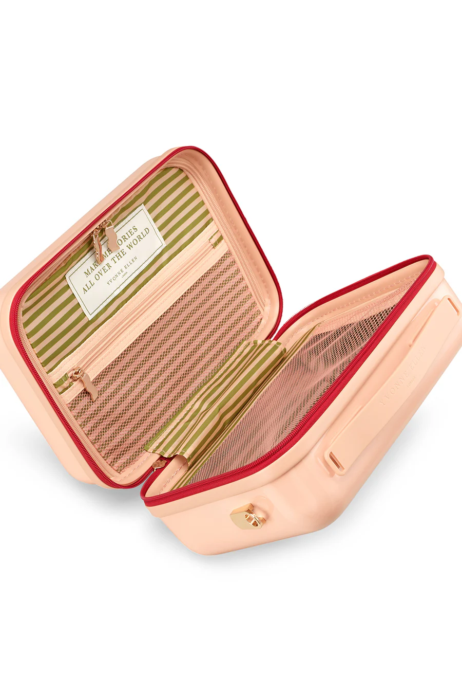 Yvonne Ellen Vintage Pink & Cheetah Vanity Case