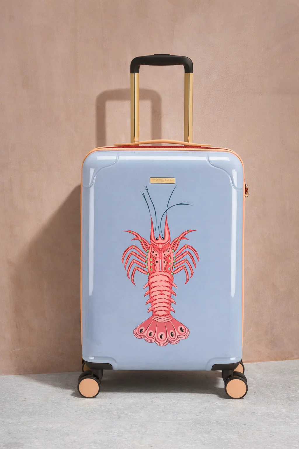 Yvonne Ellen Pale Blue Lobster Cabin Trolley Case 4 Wheels