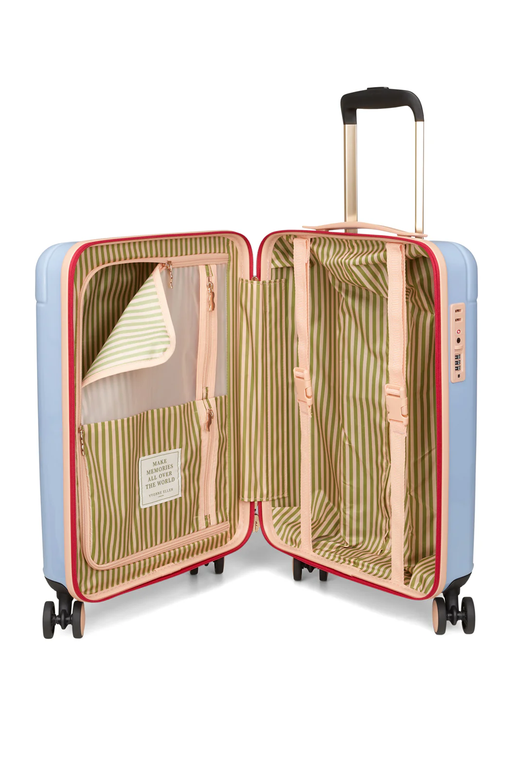 Yvonne Ellen Pale Blue Lobster Cabin Trolley Case 4 Wheels