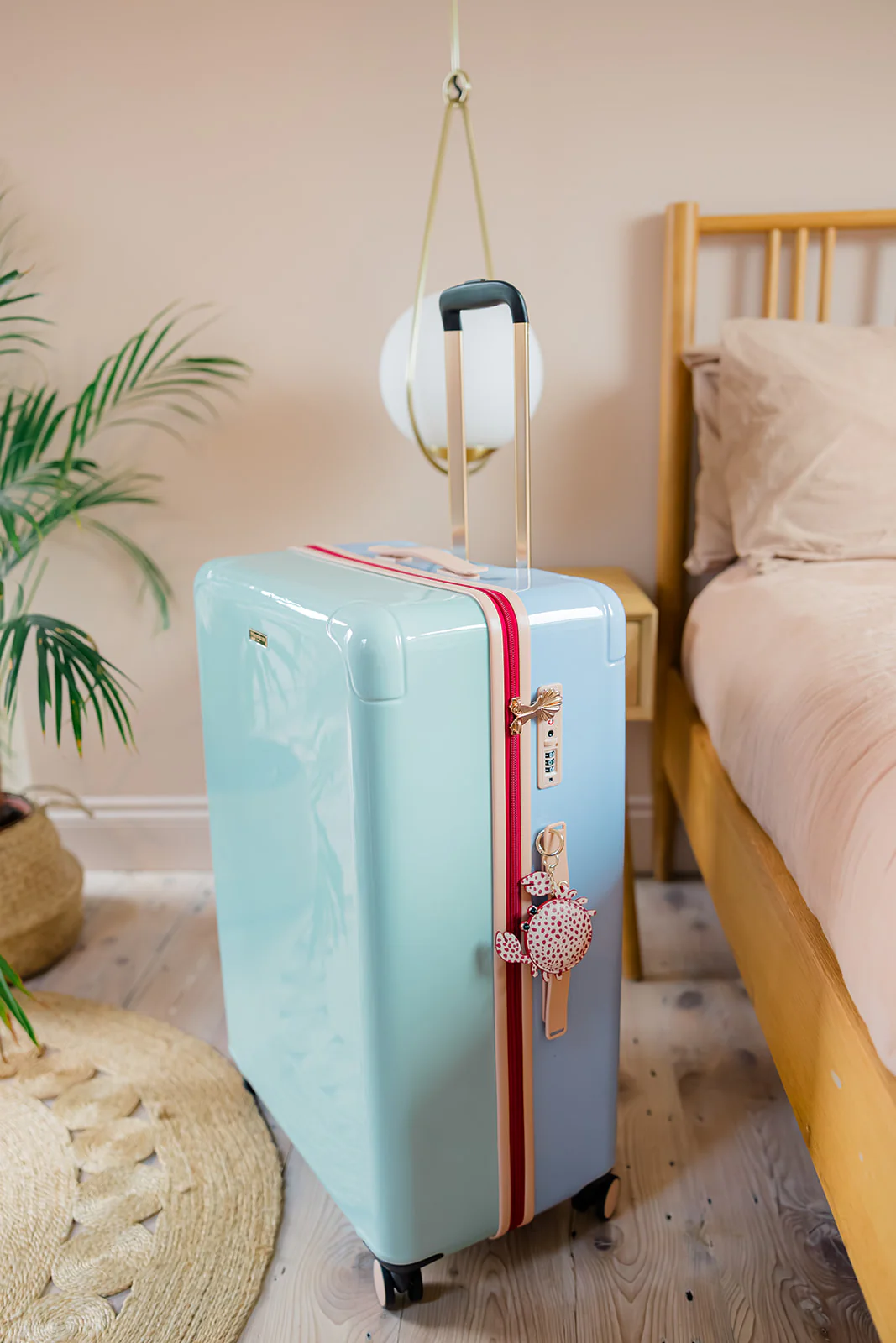 Yvonne Ellen Colour Block Large Trolley Case 4 Wheels