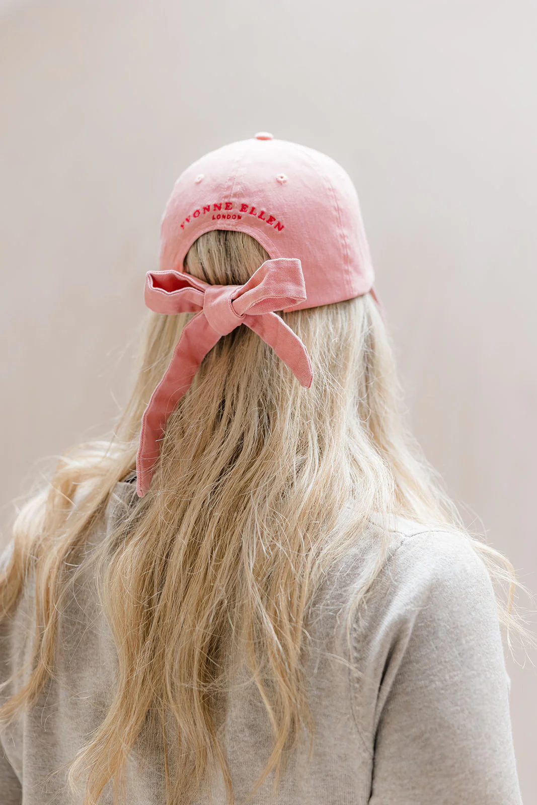 Yvonne Ellen Vintage Pink Giraffe Bow Cap