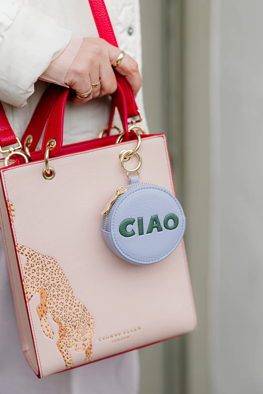 Yvonne Ellen Lilac Ciao Round Coin Purse