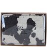 Ashwood Leather Hair on Hide Card Holder - Brown/Natural H59