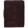 Ashwood Leather Suede RFID Protected Purse - Brown S50