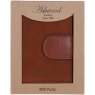 Ashwood Leather Suede RFID Protected Purse - Tan S50