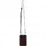 Ashwood Leather Suede Slim Crossbody Phone Pouch with Card Slots - Brown S51
