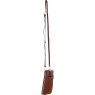 Ashwood Leather Ashwood Leather Suede Slim Crossbody Phone Pouch with Card Slots - Tan S51