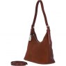 Ashwood Leather Suede Shoulder Bag with Replaceable Strap - Tan S52
