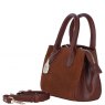 Ashwood Leather Suede Handbag with Detachable Strap - Tan S54