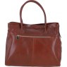 Ashwood Leather Suede Large Handbag with Detachable Strap - Tan S55