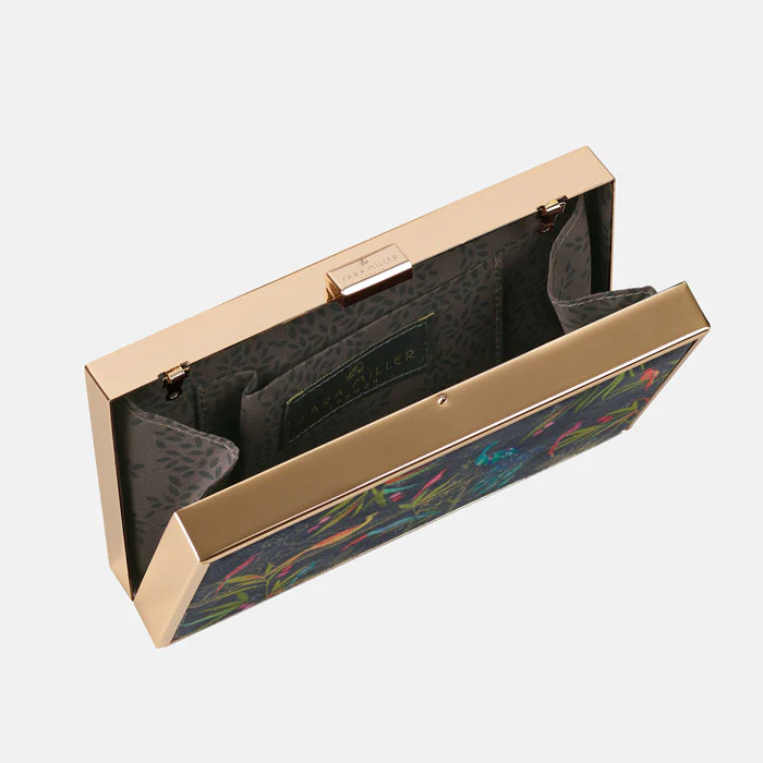 Sara Miller Enchanted Gate Framed Velvet Clutch Anniversary Special