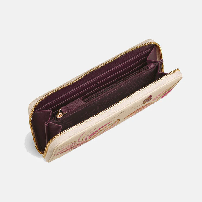 Sara Miller Fern Garden Large Zip Purse
