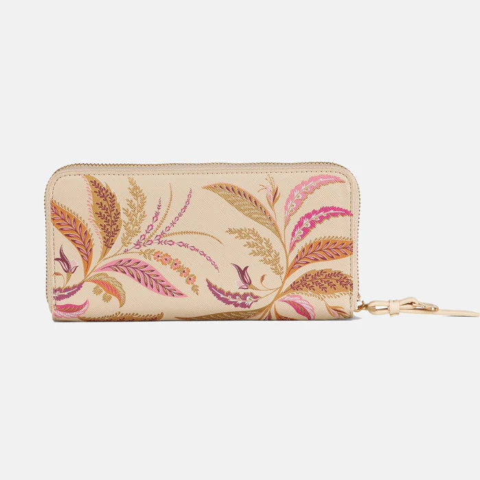 Sara Miller Fern Garden Large Zip Purse