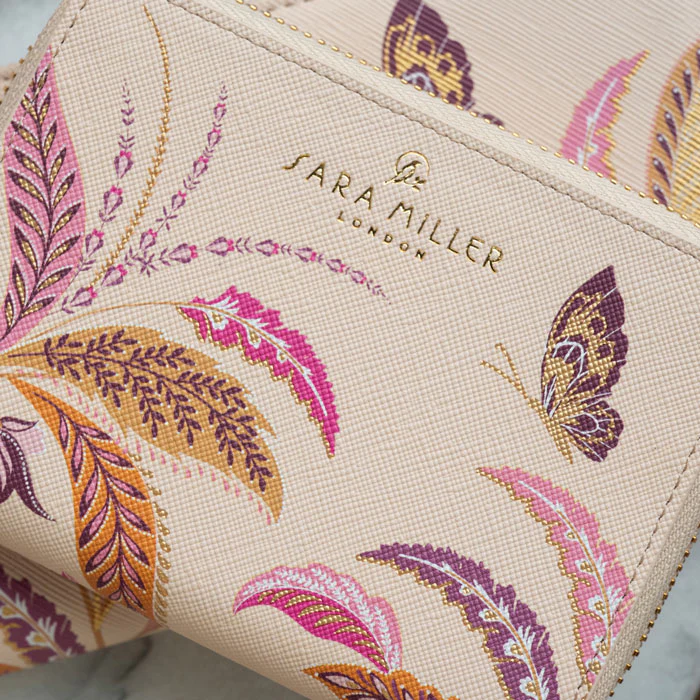 Sara Miller Fern Garden Small Zip Purse