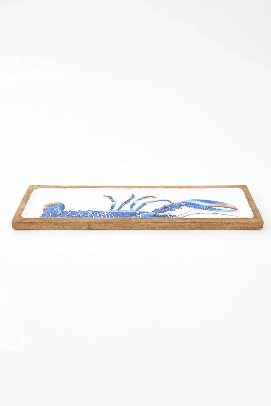 Batela Enamel Wooden Lobster Tray