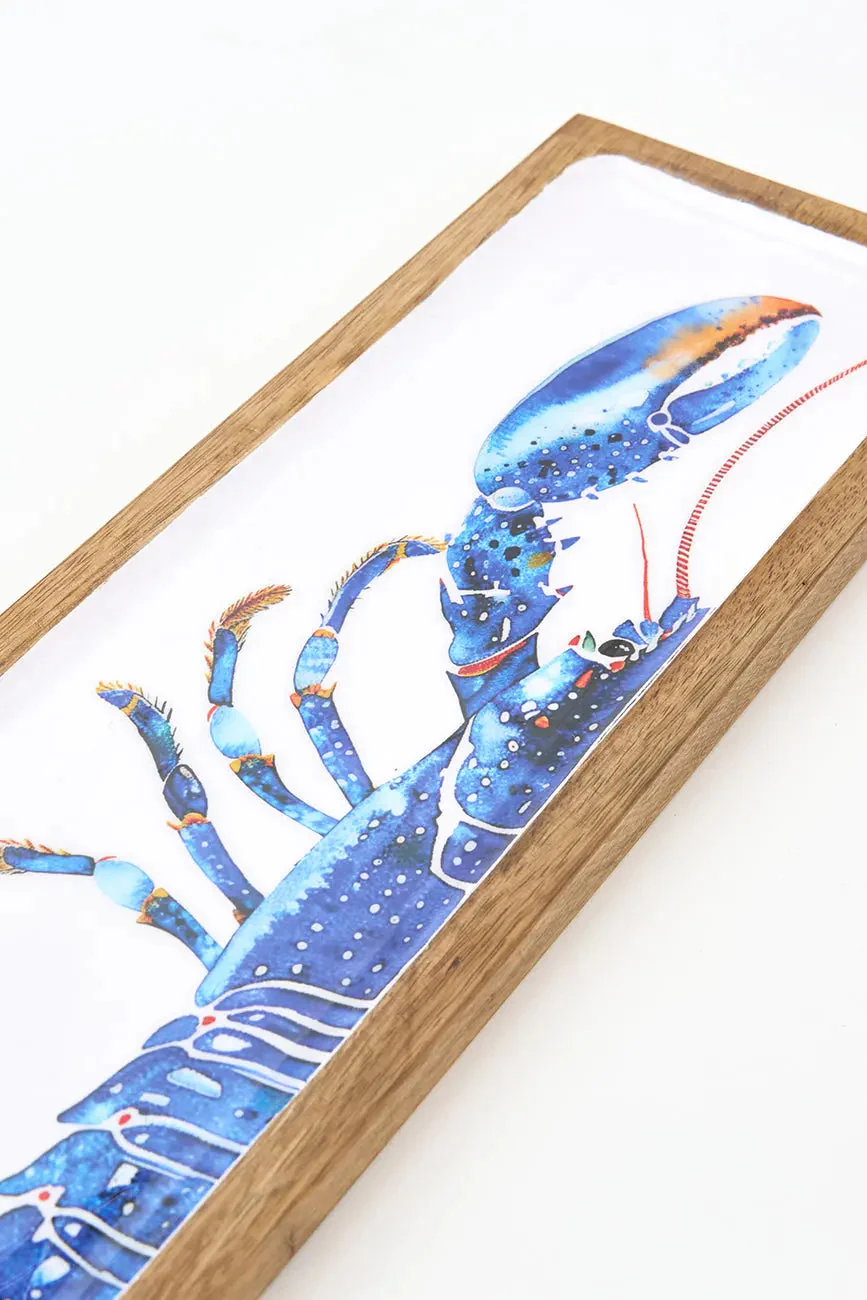 Batela Batela Enamel Wooden Lobster Tray 40cm