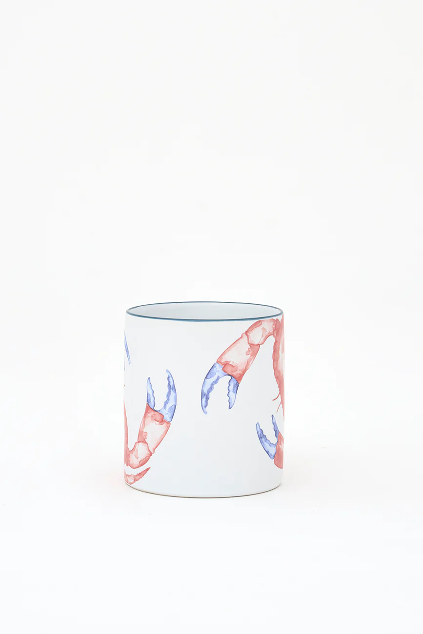 Batela Stoneware Mug With Crab Motif