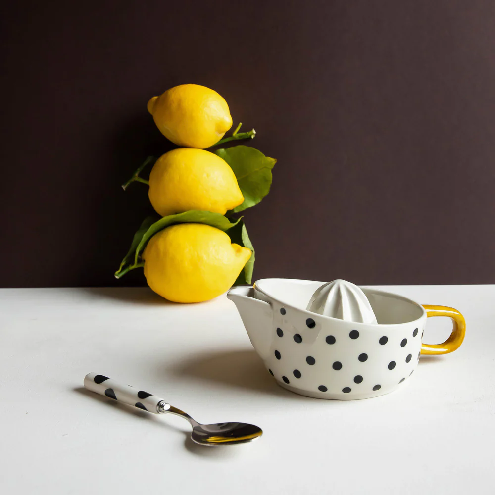 Caroline Gardner Mono Dots Lemon Squeezer