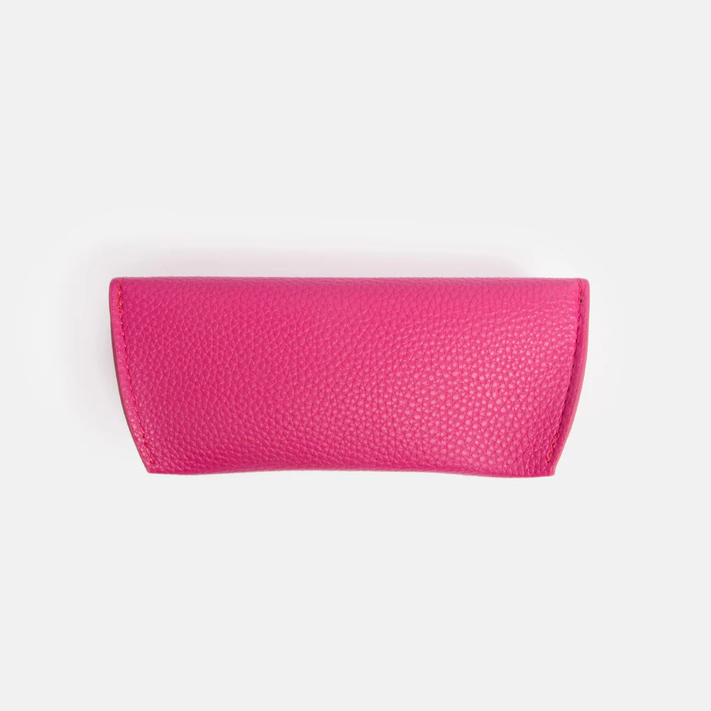 Caroline Gardner Fuchsia Pink Flap Glasses Case