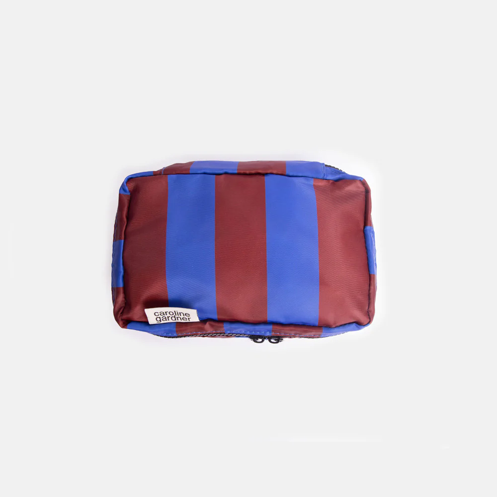 Caroline Gardner Caroline Gardner Mono Looped Hearts/Stripes Set of 3 Small Packing Cubes
