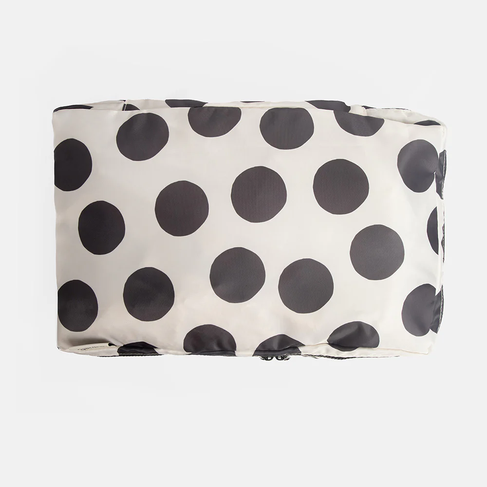 Caroline Gardner Mono Spot/Flower Set of 3 Packing Cubes