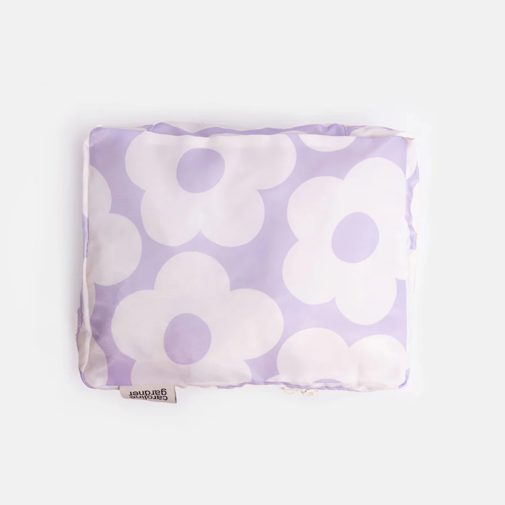 Caroline Gardner Caroline Gardner Mono Spot/Flower Set of 3 Packing Cubes