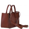 Ashwood Leather Small Structured Tote Bag with Detachable Strap and Pouch - Black S01