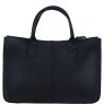 Ashwood Leather Medium Structured Tote Bag with Detachable Strap and Pouch - Black S02