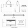 Ashwood Leather Ashwood Leather Medium Structured Tote Bag with Detachable Strap and Pouch - Black S02