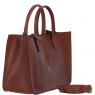 Ashwood Leather Medium Structured Tote Bag with Detachable Strap and Pouch - Tan S02