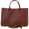 Ashwood Leather Large Structured Tote Bag with Detachable Strap and Pouch - Tan S03
