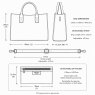 Ashwood Leather Ashwood Leather Large Structured Tote Bag with Detachable Strap and Pouch - Tan S03