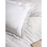 Historic Royal Palaces Bow Embroidery White Natural Bedding