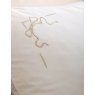 Historic Royal Palaces Bow Embroidery White Natural Bedding