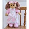 Powell Craft Rag Doll with Rabbit Dress