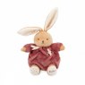 Kaloo Patapouf Burgundy Rabbit Soft Toy 17cm