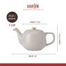 La Cafetière Ceramic Teapot - Latte