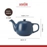 La Cafetière Classic Ceramic Teapot - Navy