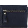 Ashwood Leather Twist Lock Small Purse - Black L30