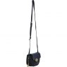 Ashwood Leather Ashwood Leather Twist Lock Small Saddle Bag - Black L32