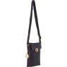 Ashwood Leather Ashwood Leather Twist Lock Crossbody Bag with Zip Top Closure - Brown L33