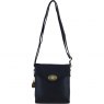 Ashwood Leather Twist Lock Crossbody Bag - Black L34