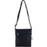 Ashwood Leather Twist Lock Crossbody Bag - Black L34