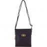 Ashwood Leather Twist Lock Crossbody Bag - Brown L34