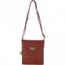 Ashwood Leather Twist Lock Crossbody Bag - Tan L34