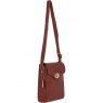 Ashwood Leather Twist Lock Crossbody Bag - Tan L34