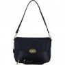 Ashwood Leather Twist Lock Flap Over Crossbody x Shoulder Bag - Black L35