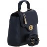 Ashwood Leather Twist Lock Handle Bag with Detachable Strap - Black L36