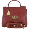 Ashwood Leather Twist Lock Handle Bag with Detachable Strap - Tan L36