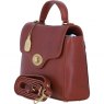 Ashwood Leather Twist Lock Handle Bag with Detachable Strap - Tan L36